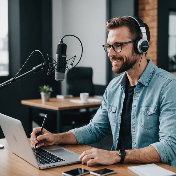 Quels sont les avantages de l'utilisation des podcasts pour le marketing de contenu d'une entreprise de conseil en stratégie ?